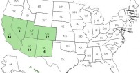 99 with Hepatitis A in Arizona, California, Colorado, Hawaii, Nevada, New Mexico, Utah, and Washington